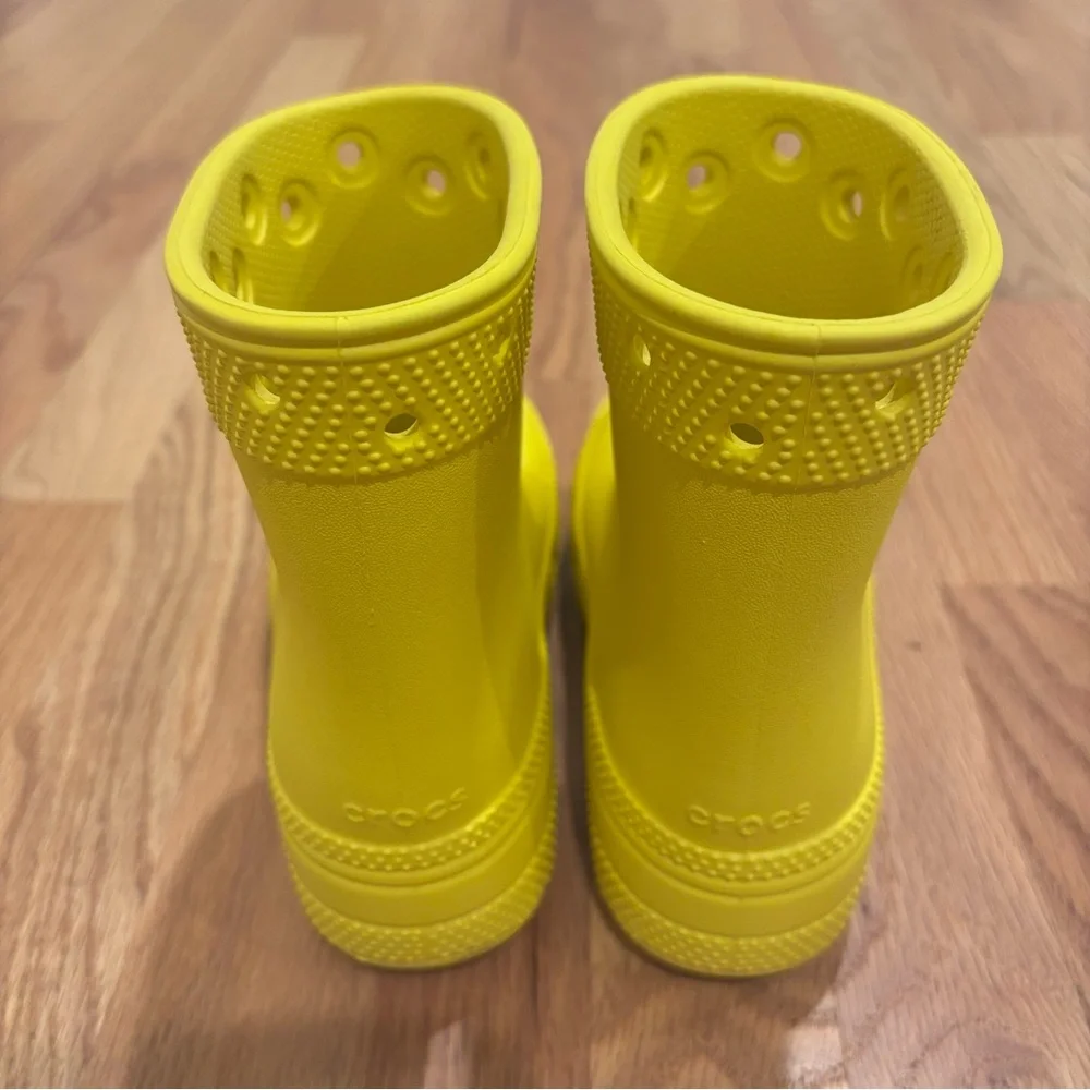 Crocs Kids Yellow Rain Boots Size C12